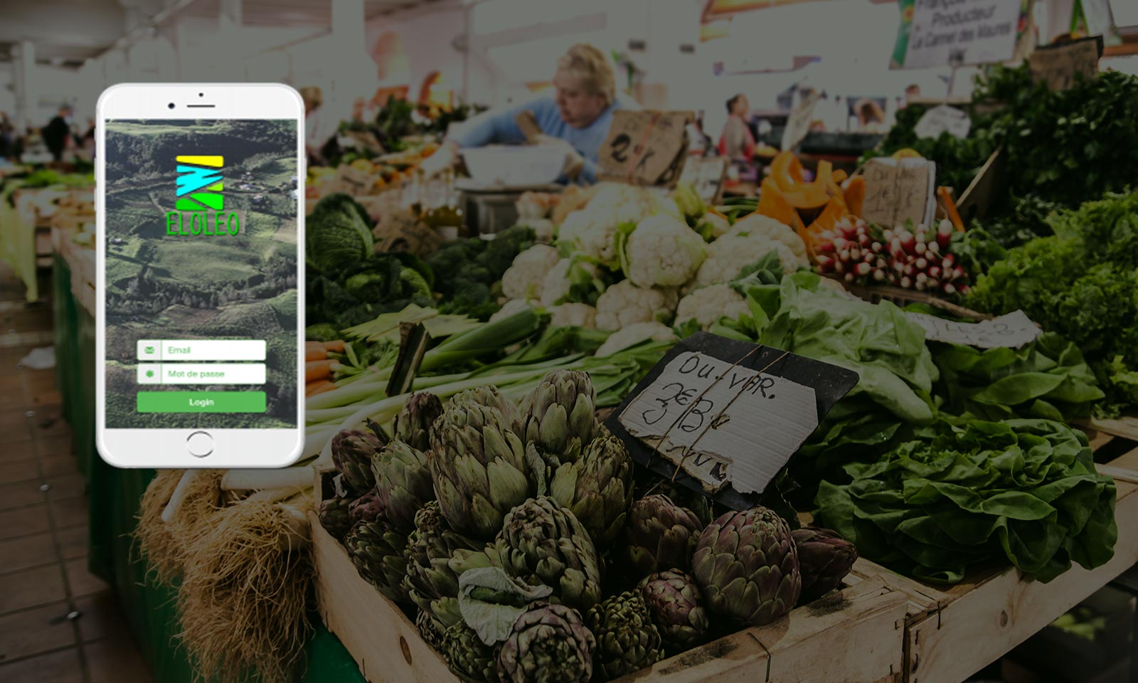 Découvrez Eloléo, une application mobile de circuit ultra court et en temps réel, entre producteurs locaux et consommateurs à proximité.