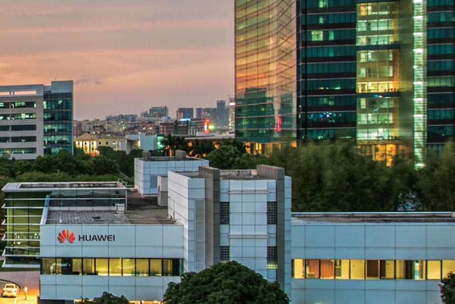  le campus de Huawei à Shenzhen