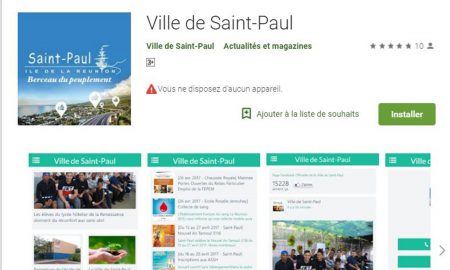 a mobile application to follow the news of the town