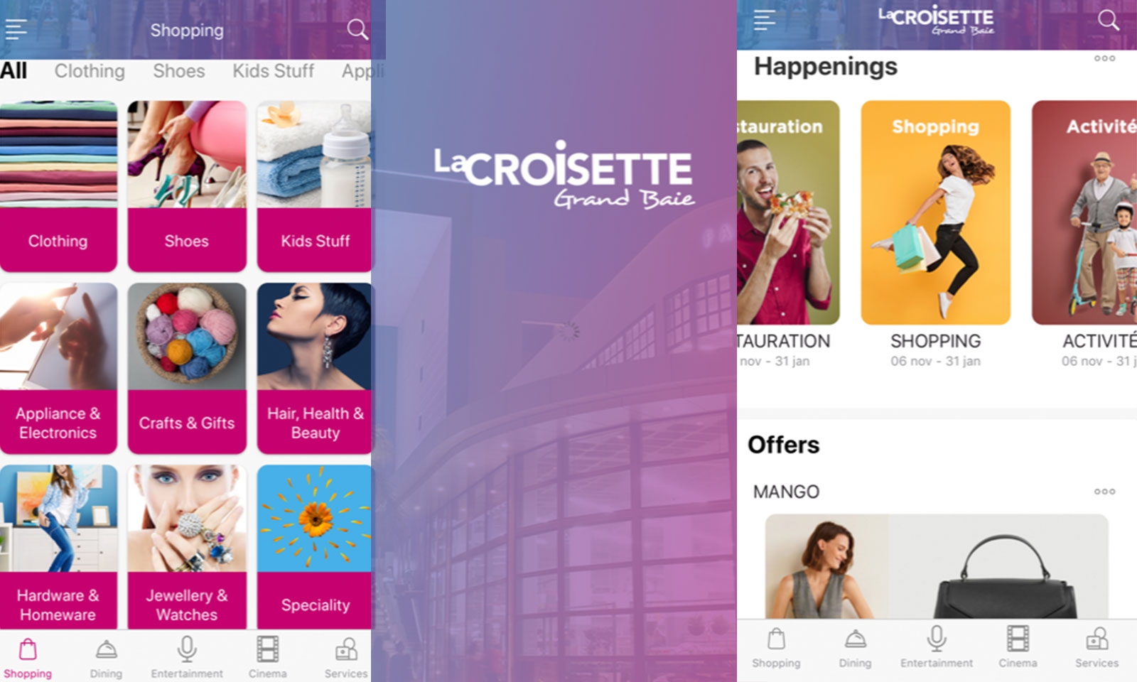 Grand Baie La Croisette : l’application mobile ergonomique