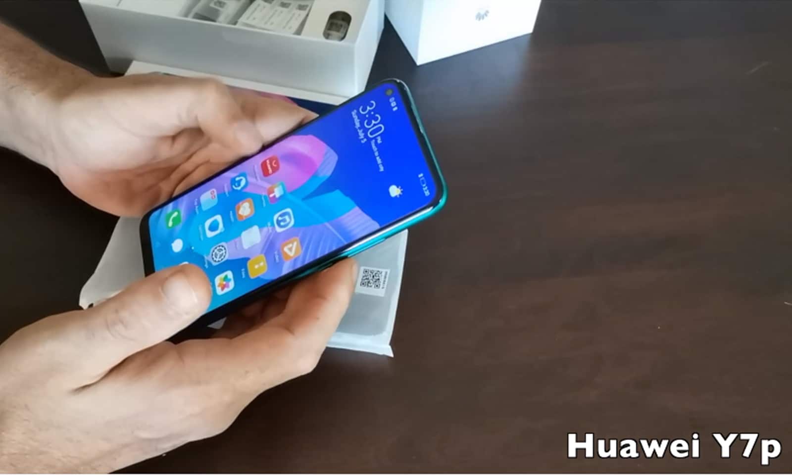 Huawei Y7P Unboxing