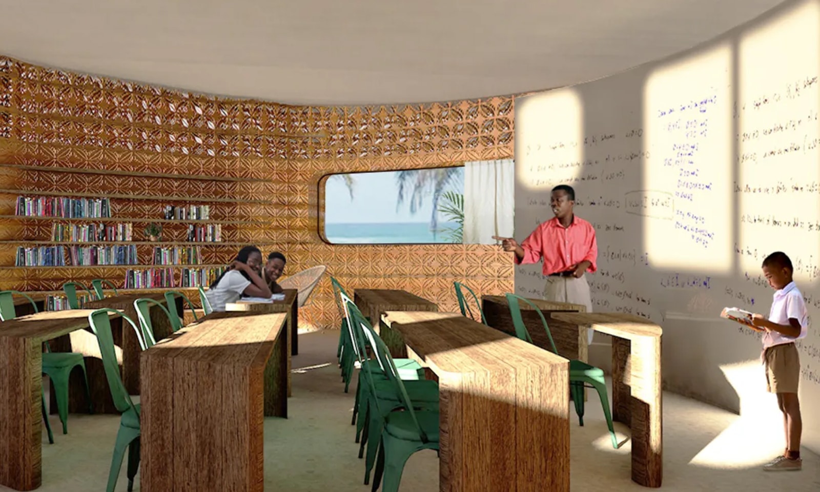 La toute première école imprimée en 3D, dont le design comporte des panneaux solaires et une configuration de Ruche qui permet la fixation de plusieurs écoles, verra le jour à Madagascar.